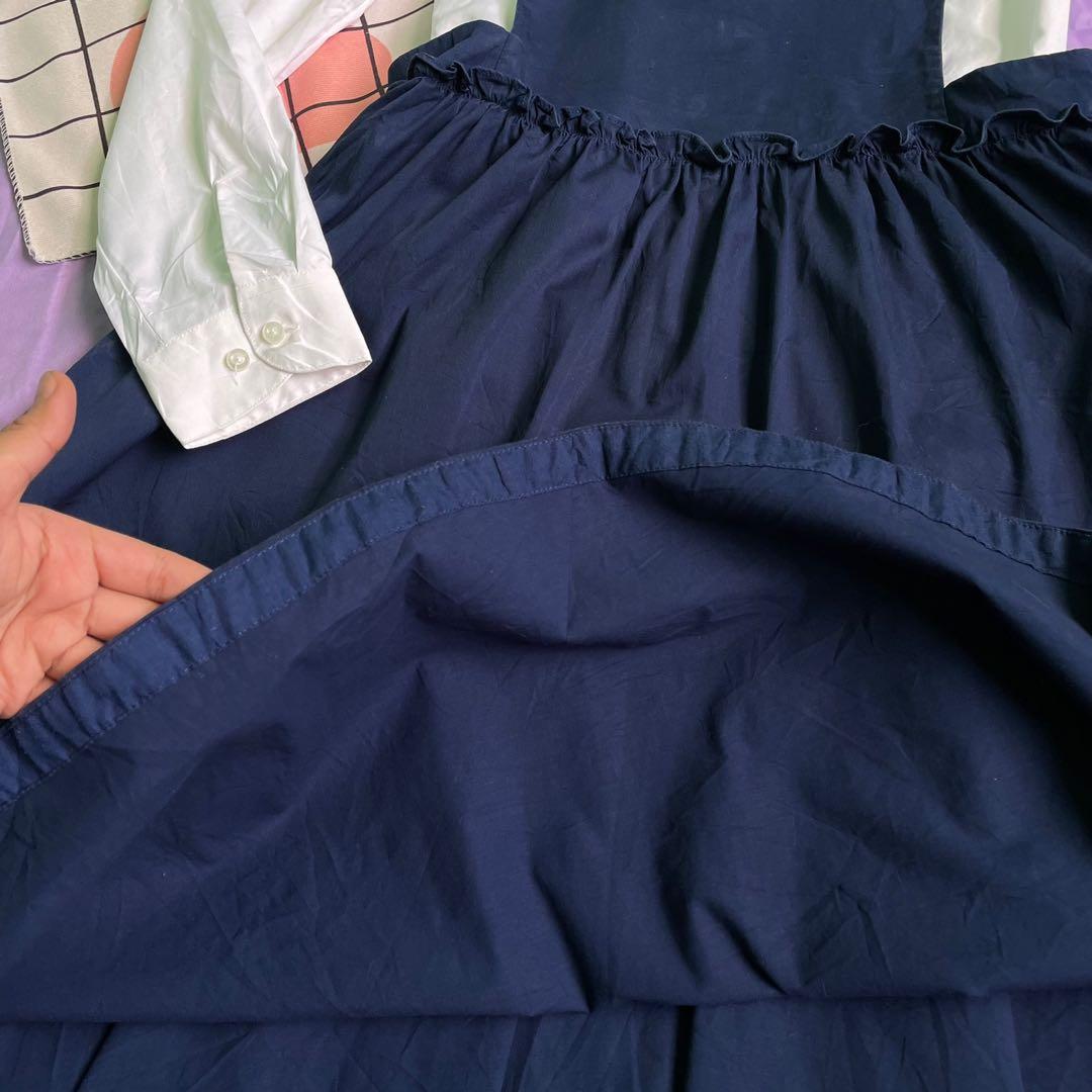 omont Navy Blue Jumperskirt (Category: Jumpsuits) located in Manila. Submitted by julimi_ (Listing ID 1099657401, Image 3). Description: DO NOT ORDER IF YOU’RE NOT SURE; FOR SURE BUYERS ONLY! ⚠️🛍 Details: omont Navy Blue Jumperskirt Price: ₱75.00 Size: Small-Medium (Not Stretchable) Length: 41 inches Width (Front): 14 inches Other deets: HQ | Comfy | W/ Pockets at the side 🛒 DM us for more info! Shopee Checkout Available!.
