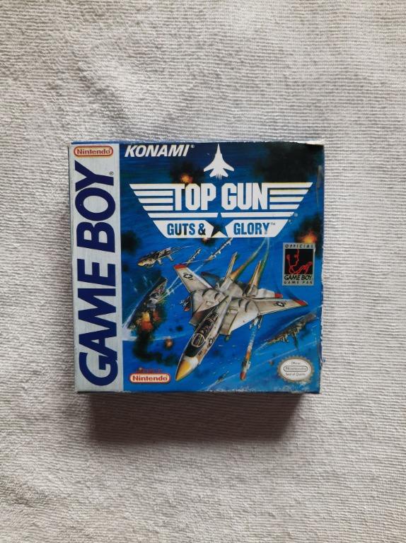 Nintendo Top Gun Guts & Glory Game Boy Cartridge Collector's item ...