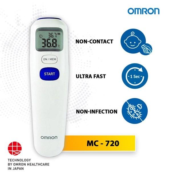 Omron Infrared Thermometer, Health & Nutrition, Thermometers on Carousell