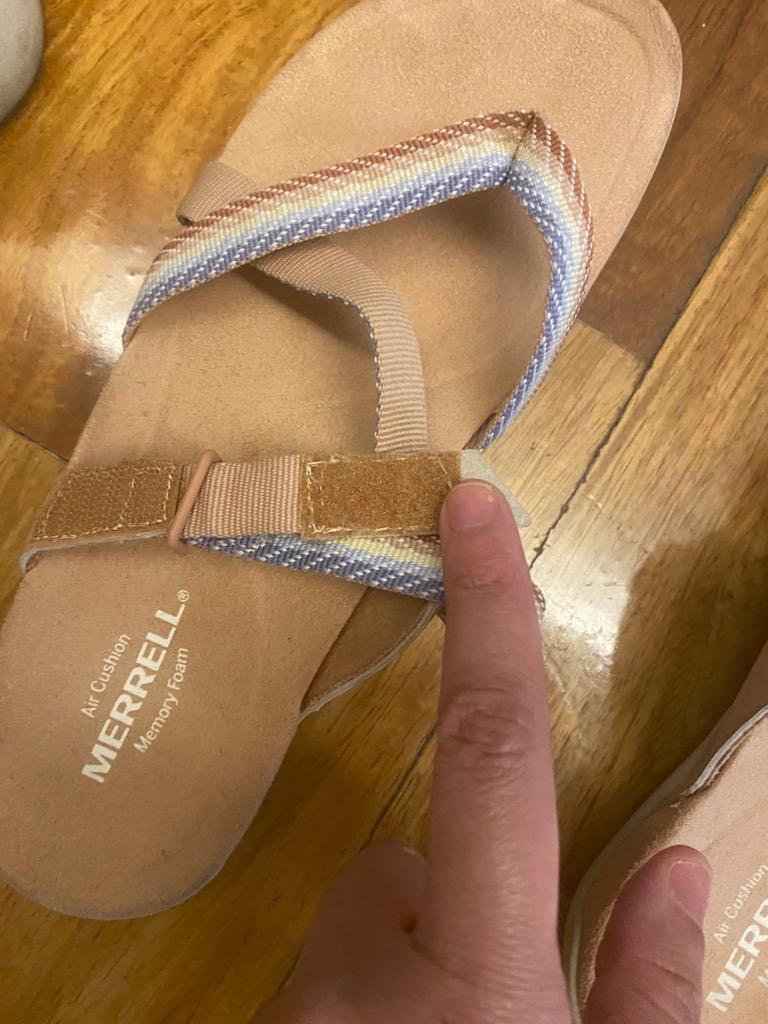 Air cushion merrell deals memory foam sandals