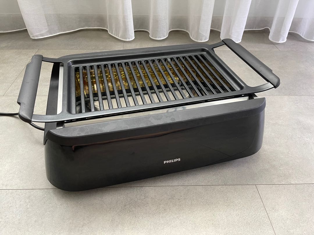 Philips Smokeless Indoor Grill Tv Home Appliances Kitchen Appliances Bbq Grills Hotpots On Carousell