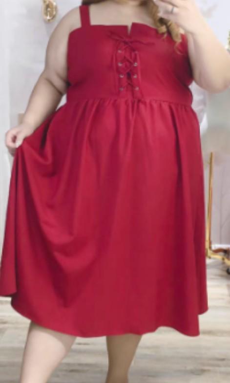 plus size red