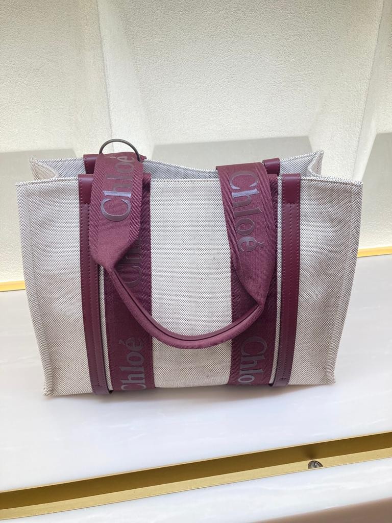 Chloe bag burgundy on sale