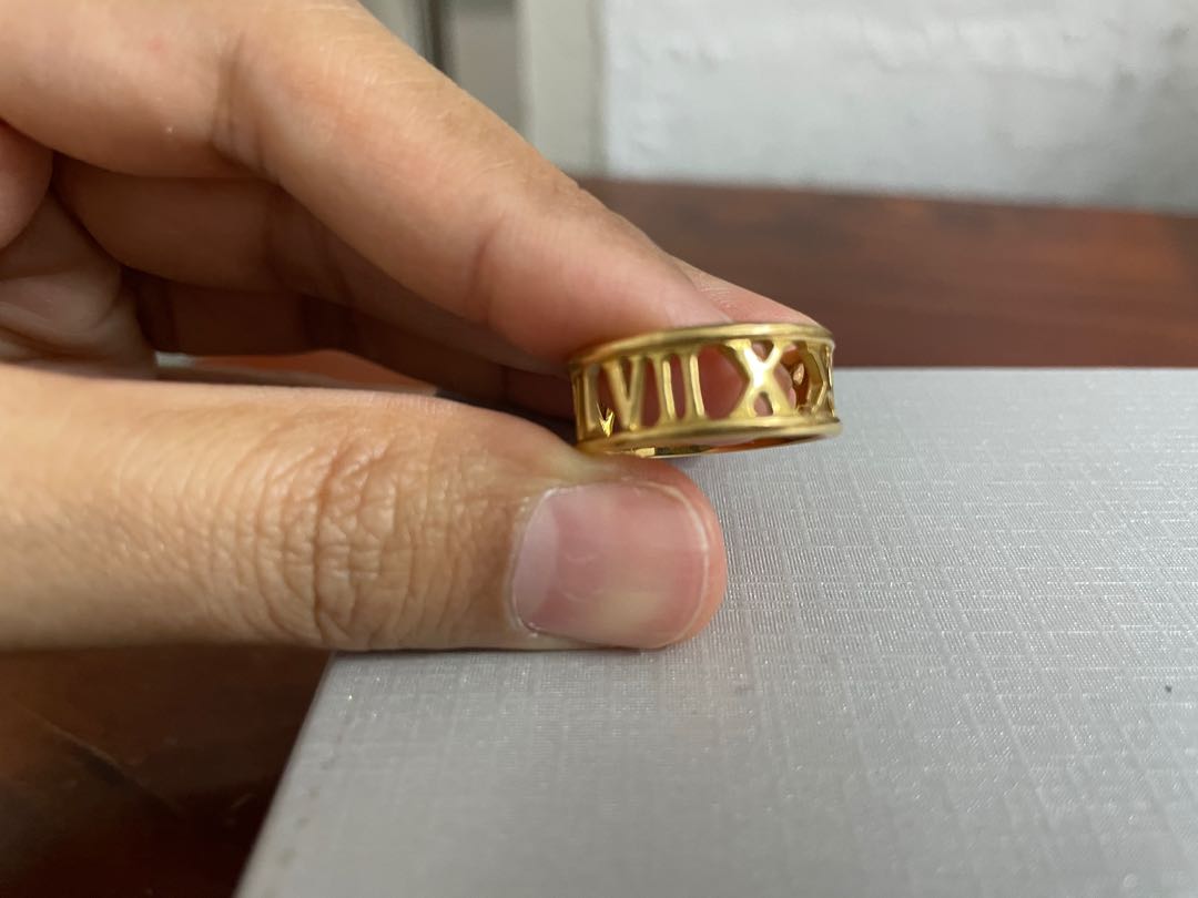 Gold ring roman discount numerals