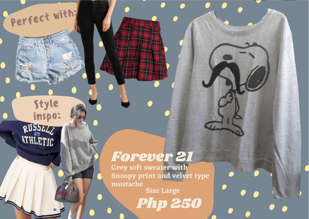 Forever 21 snoopy online sweatshirt