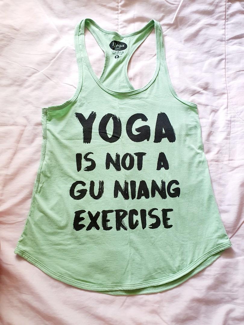 Cute yoga clearance tanks