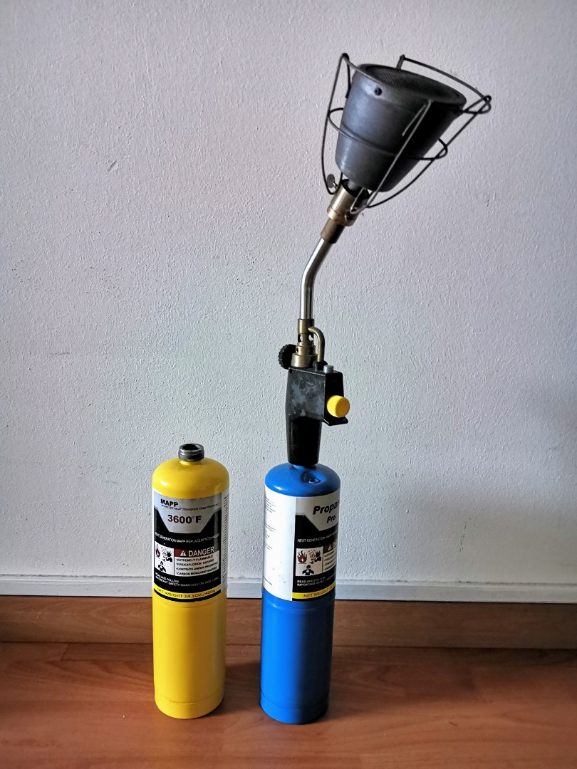 Searzall + Bernzomatic TS8000 + Propane tank + MAPP tank torch sous