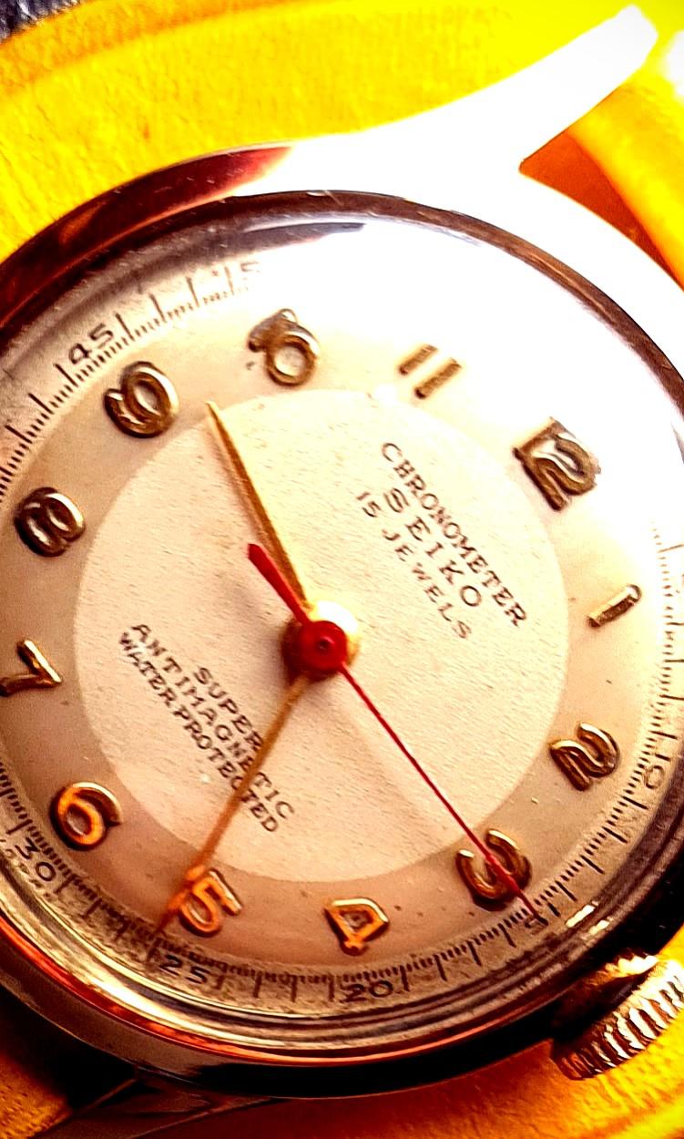 Seiko Chronometer 1952 14K SOLID Gold Super Rare Vintage Chronometer Made  in Japan, Men's Fashion, Watches & Accessories, Watches on Carousell