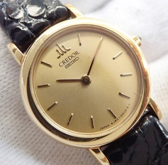 SEIKO CREDOR Solid 18K Gold For Ladies Vintage Watch Qurtz, Luxury, Watches  on Carousell