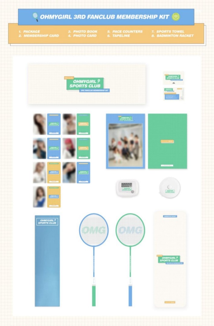 SHARING] Oh My Girl Official Fanclub Miracle 3rd Membership Kit