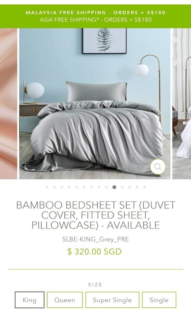 Simply Life King Size Bedsheet Furniture Home Living Bedding Towels On Carousell