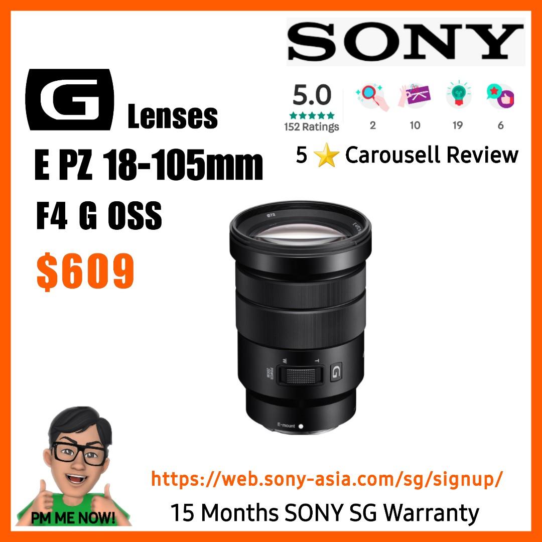 Sony E Pz 18 105mm F4 G Oss Lens Photography Lens Kits On Carousell
