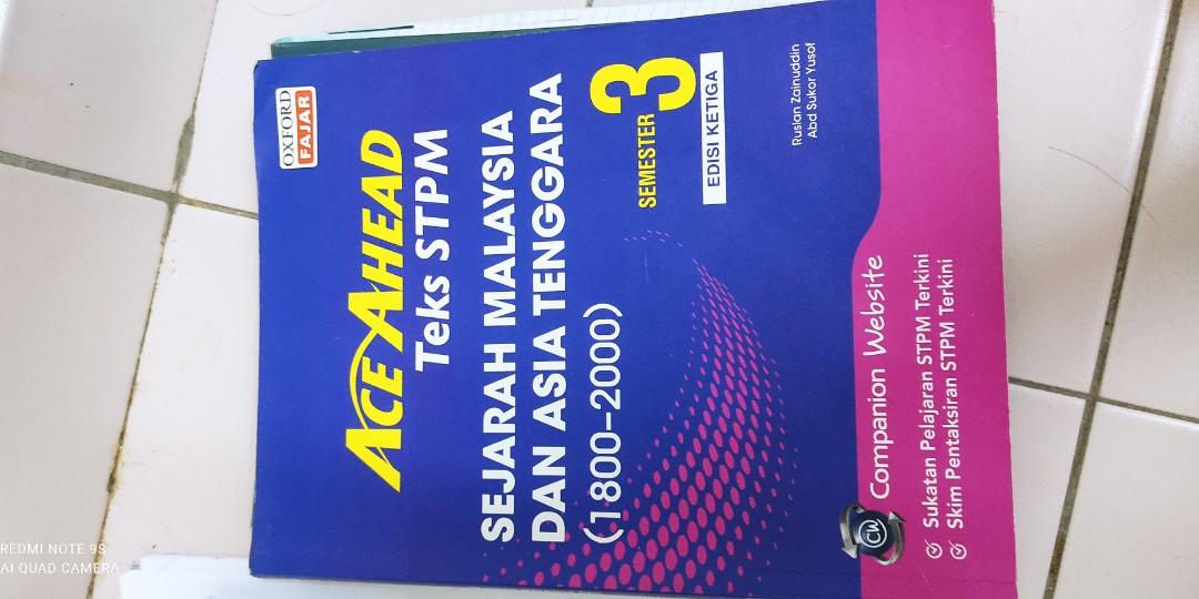 Stpm Sejarah Semester 3 Textbooks On Carousell