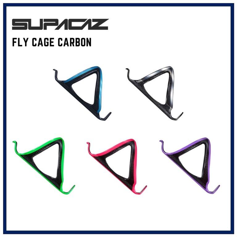 Supacaz Fly Cage Carbon Bicycle Bottle Holder Classic Colours