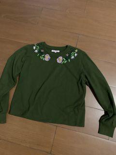 sweater hijau colorbox