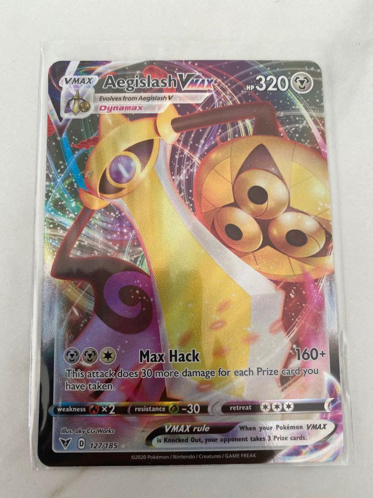 Tcg Pokemon Card Aegislash Vmax Vivid Voltage Hobbies And Toys Memorabilia And Collectibles 