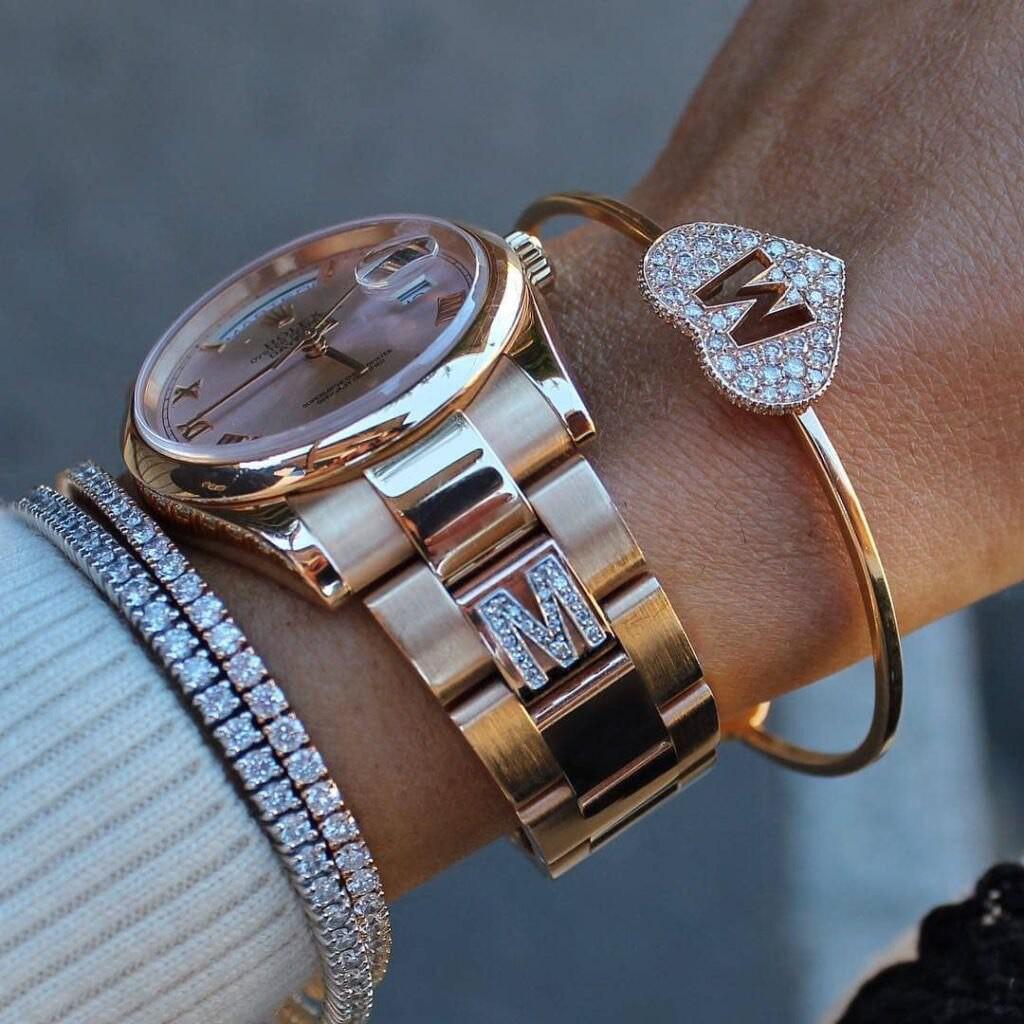 Precious Metal customisation for Luxury Watches by Timeapp Milano for Rolex Oyster and Jubilee bracelets. Luxury Accessories on Carousell