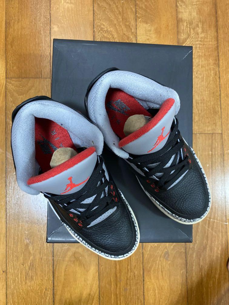 Nike air jordan 3 sale retro og black cement