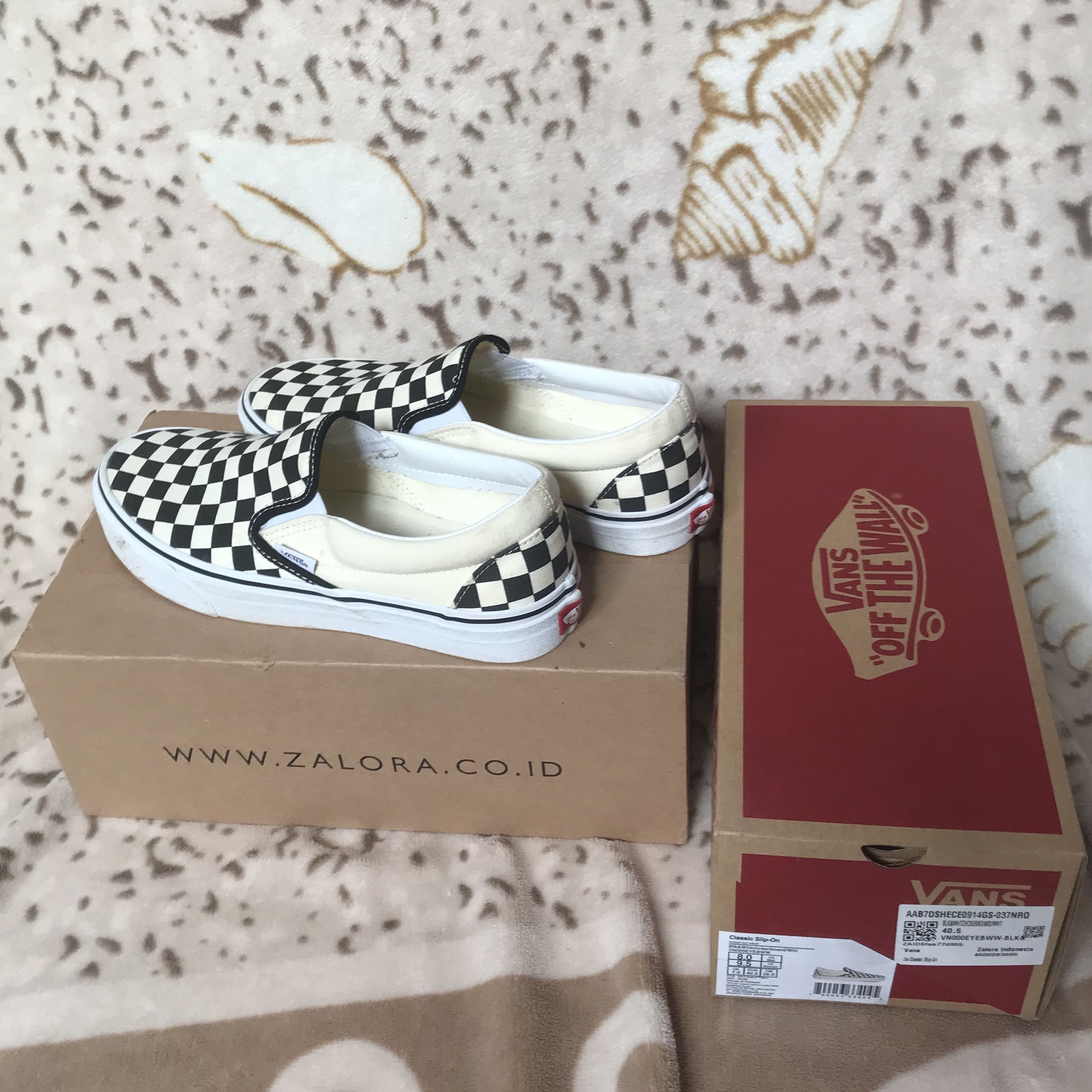 Vans top checkerboard zalora