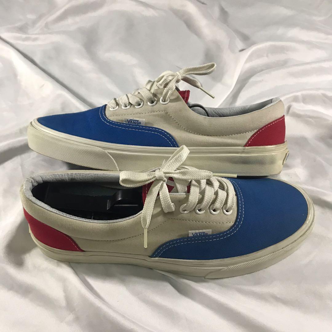 Vans era 1966 blue grey red hot sale