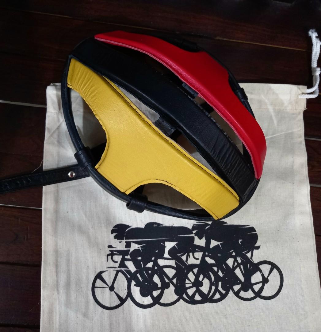 Vintage Cycling Helmet Sports Equipment Bicycles Parts