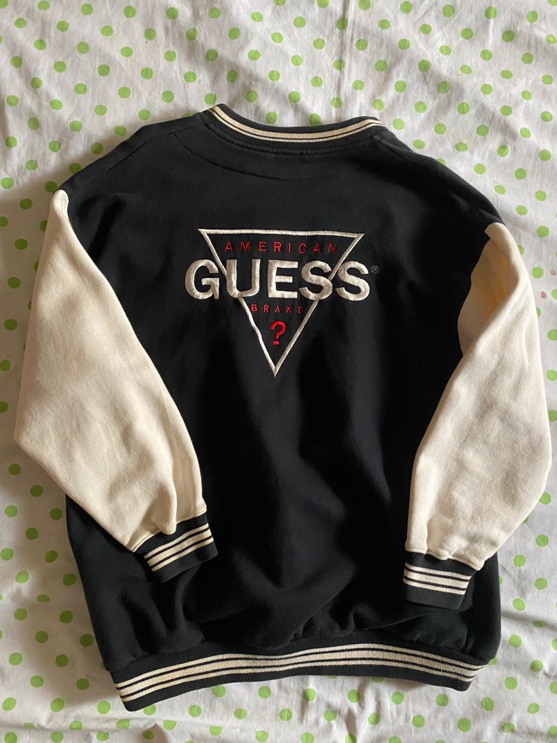 Vintage Guess Varsity Jacket Men s Fashion Coats Jackets and
