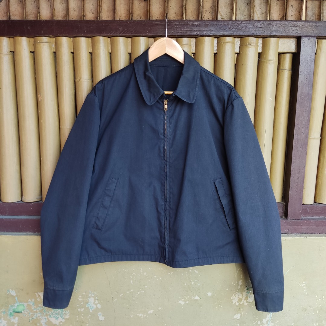 Vintage US Navy Military official uniform creighton windbreaker jacket ...