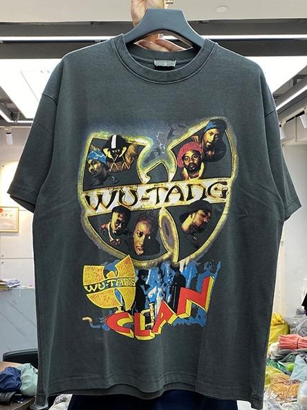 高価値 WU レア TANG CREAM USA製 Wu-Tang Clan Tour 90s Tee