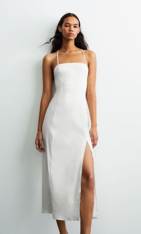 Dress outlet zara white