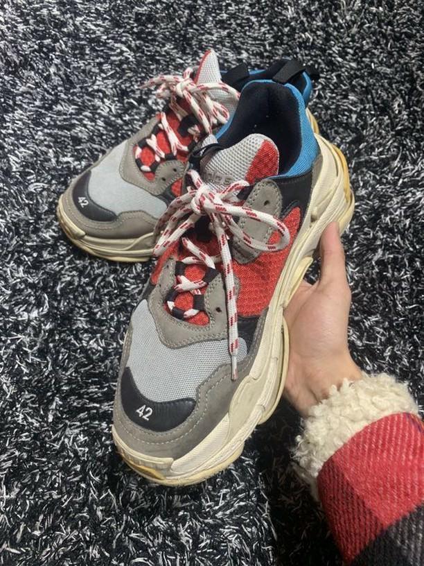 Balenciaga triple s lego shop on feet