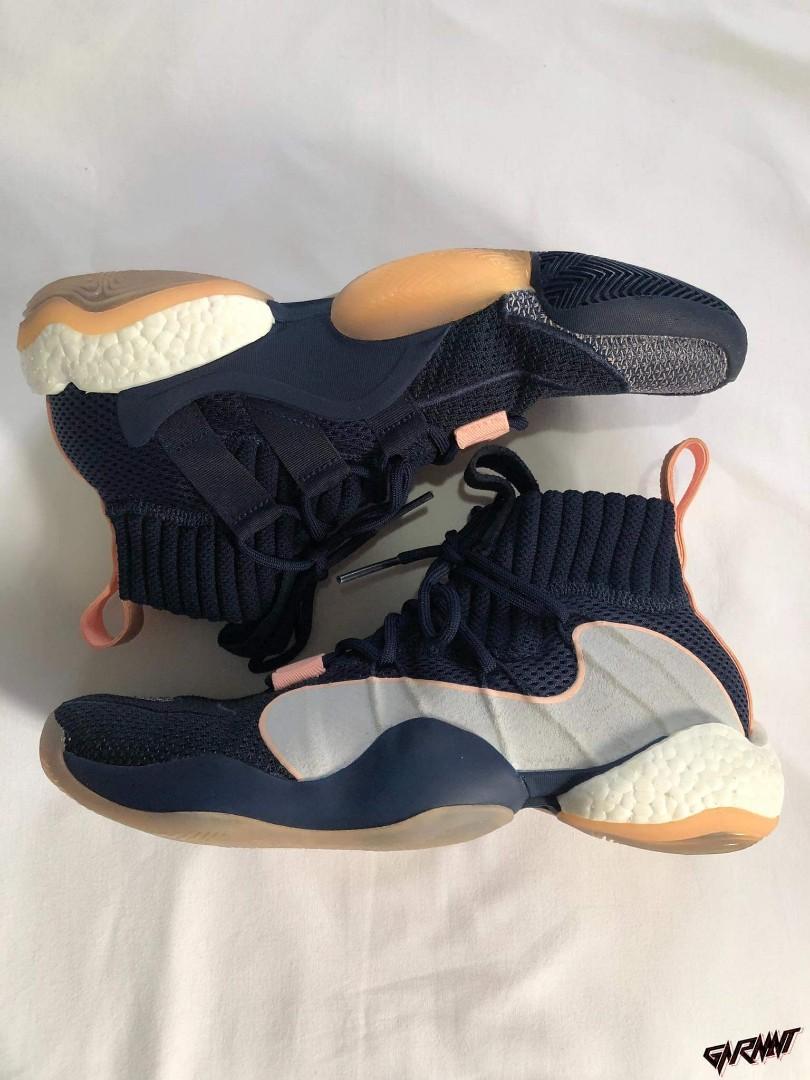Adidas crazy byw x collegiate navy clear orange top