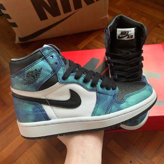 Air Jordan 1 High OG “Tie-Dye”, Women's Fashion, Footwear, Sneakers on  Carousell