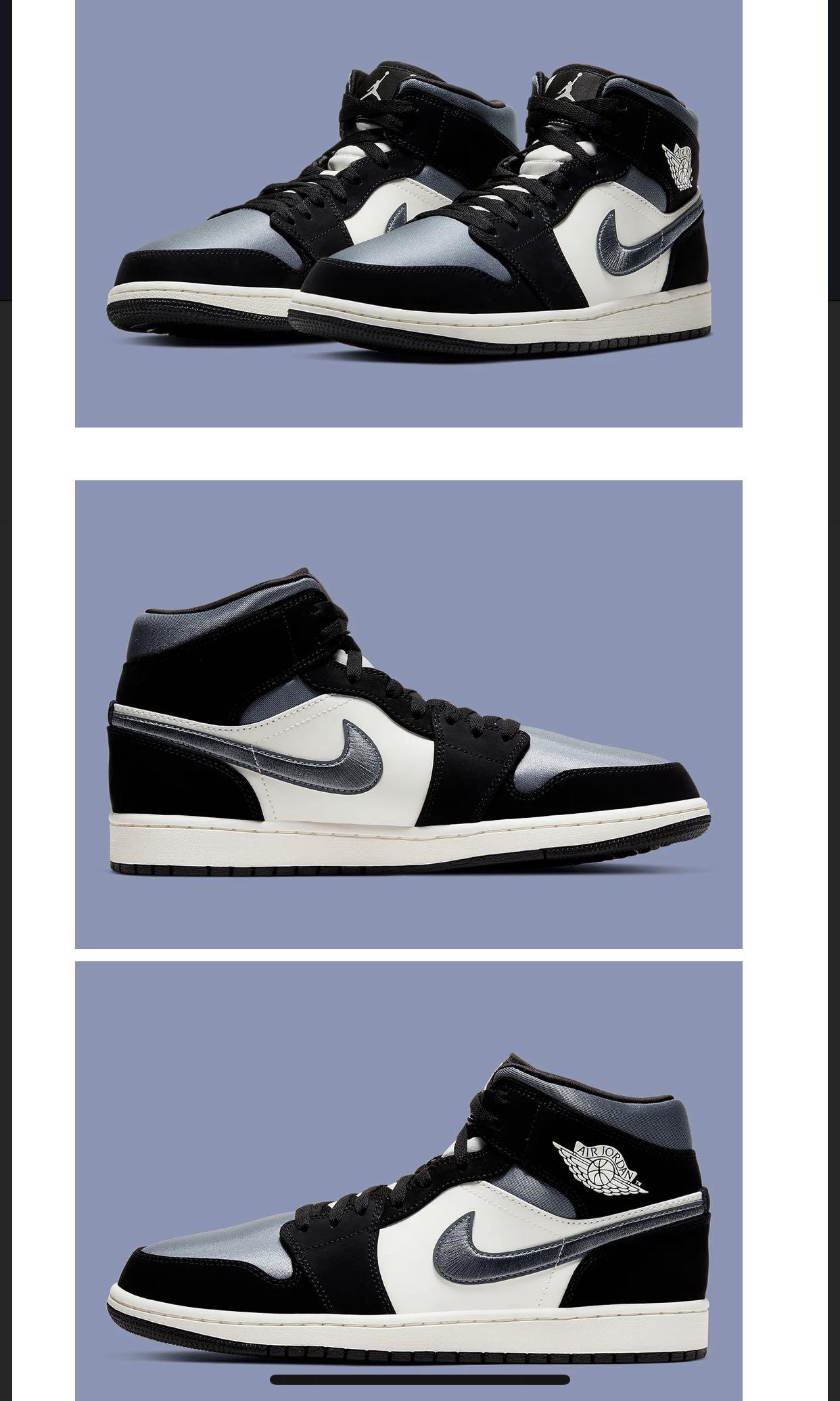 Air jordan 1 mid new arrivals satin