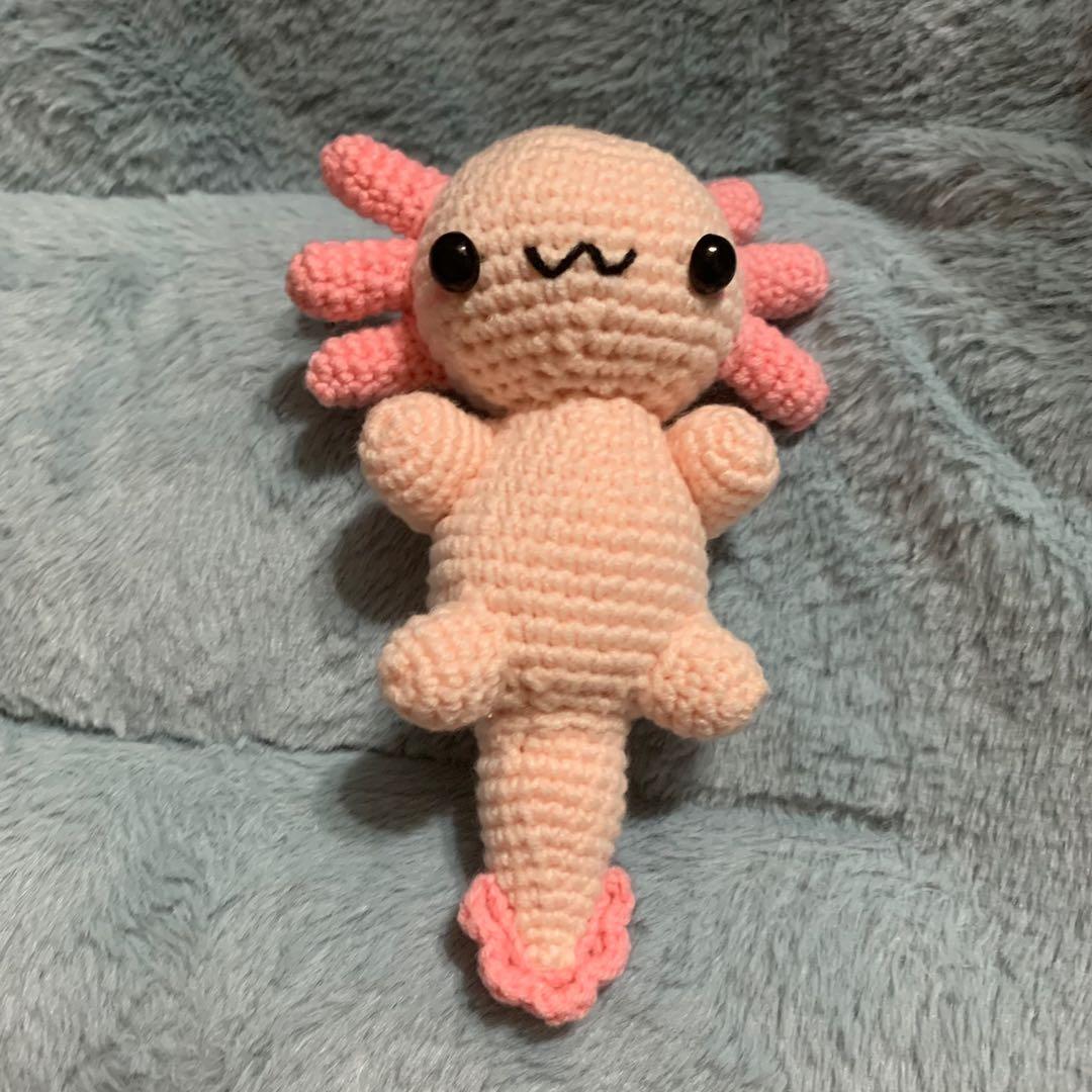 Axolotl, handmade Axolotl, crochet Axolotl agrohort.ipb.ac.id