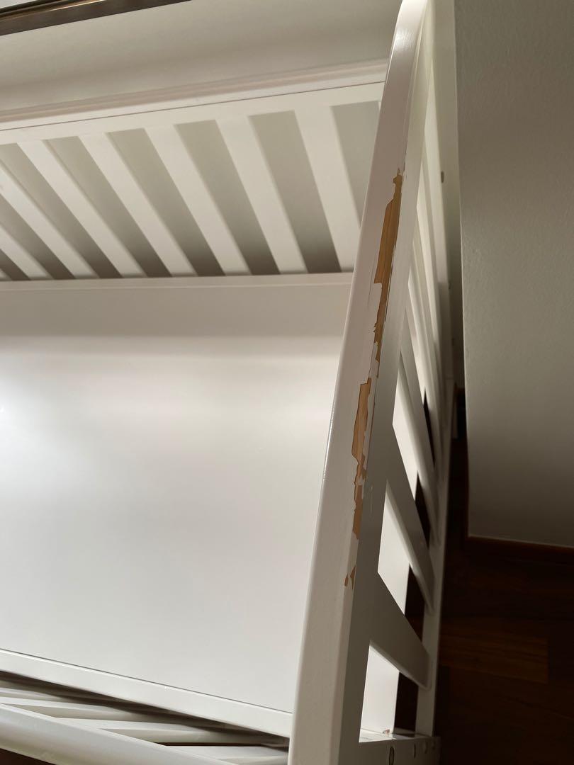 7in1 Convertible Baby Cot with drop gate, Babies & Kids, Baby Nursery