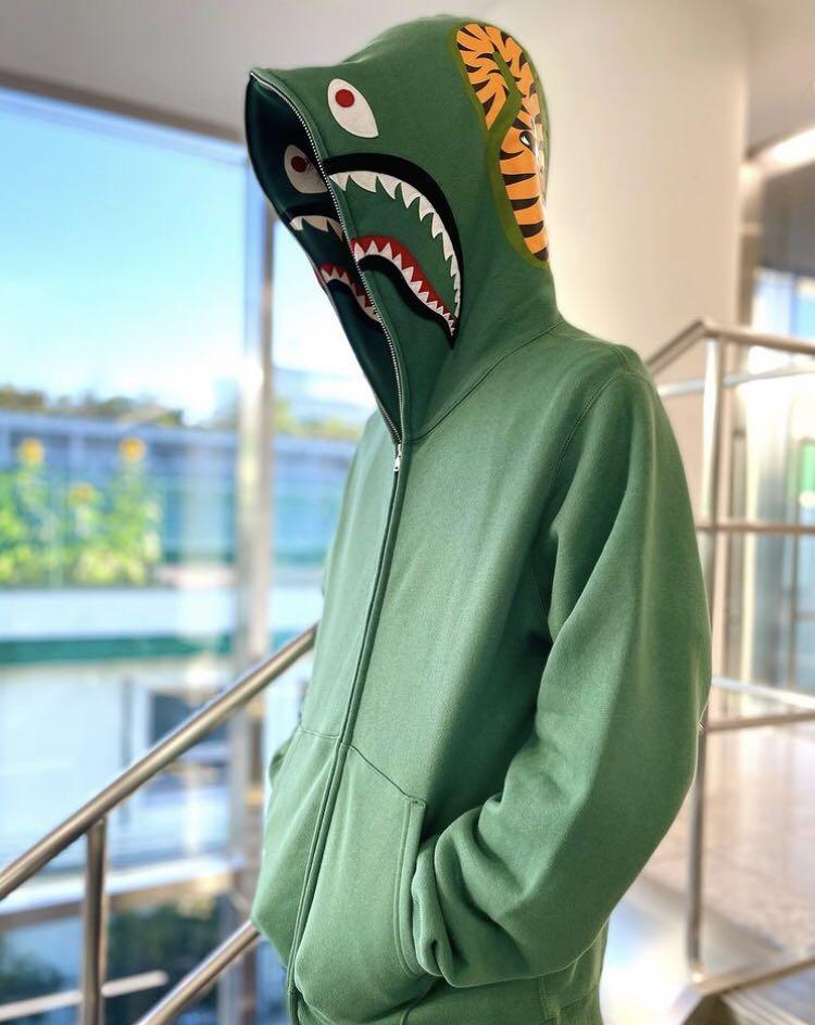 green bape hoodie