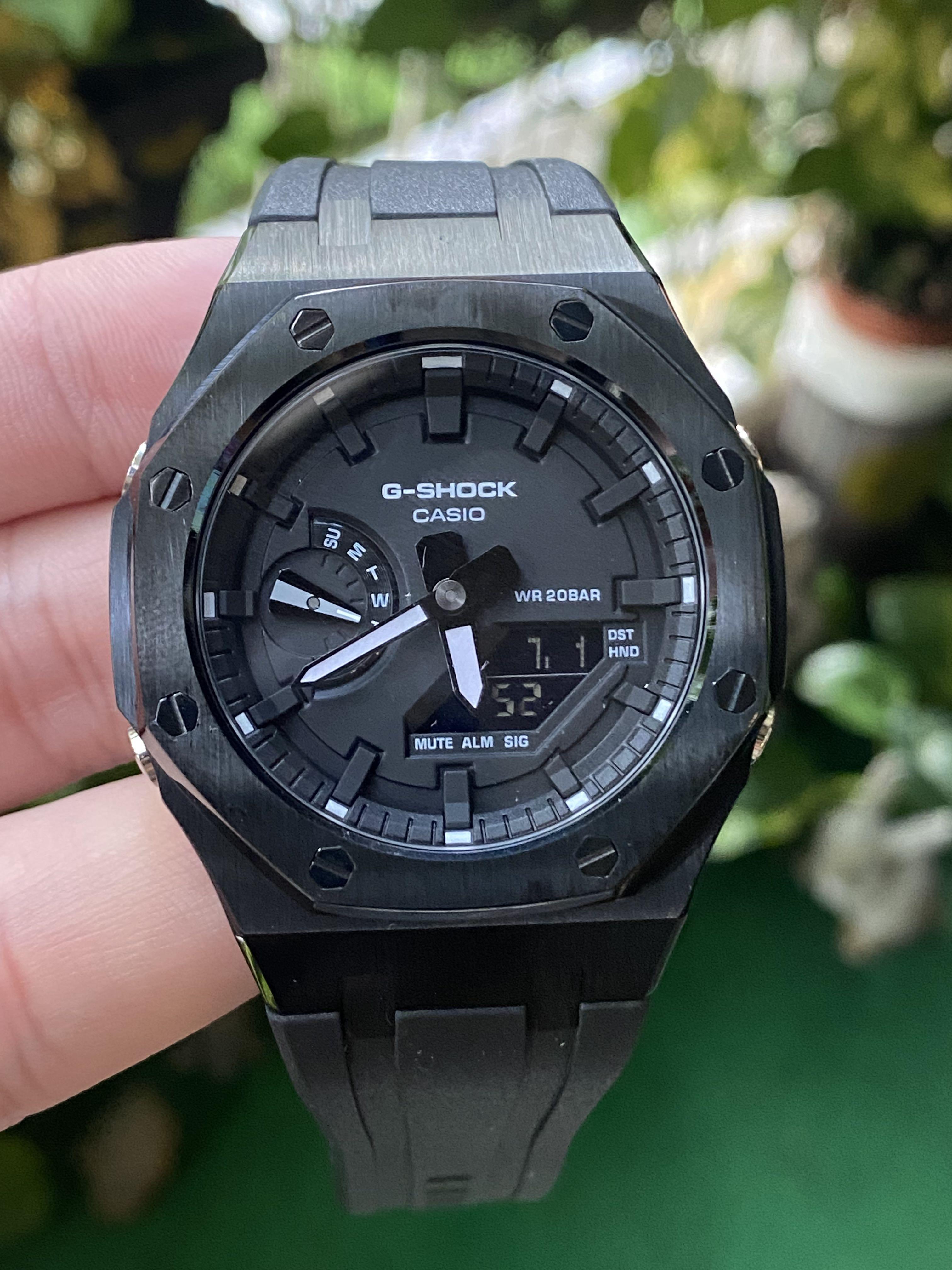 Best of blacks series ga2100 skeleton vs s2100 mini Casioak ap mod