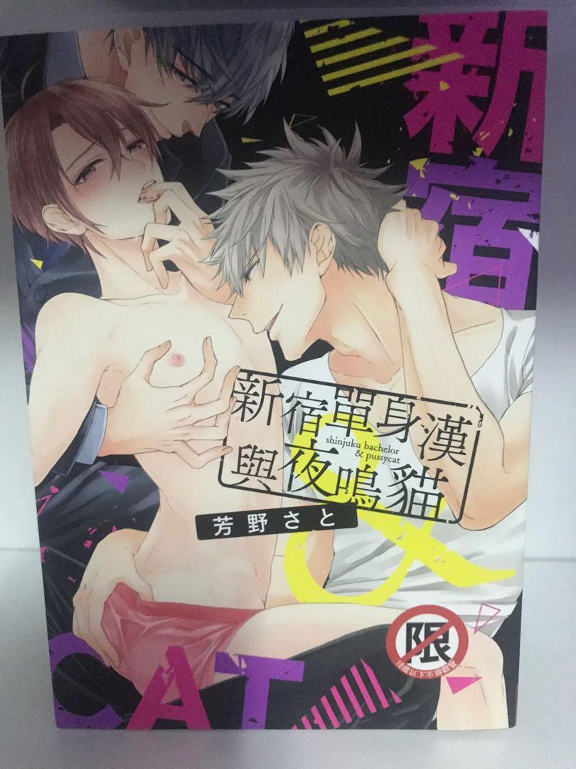 BL 漫畫- 新宿單身漢與夜鳴貓, 興趣及遊戲, 書本u0026 文具, 漫畫- Carousell