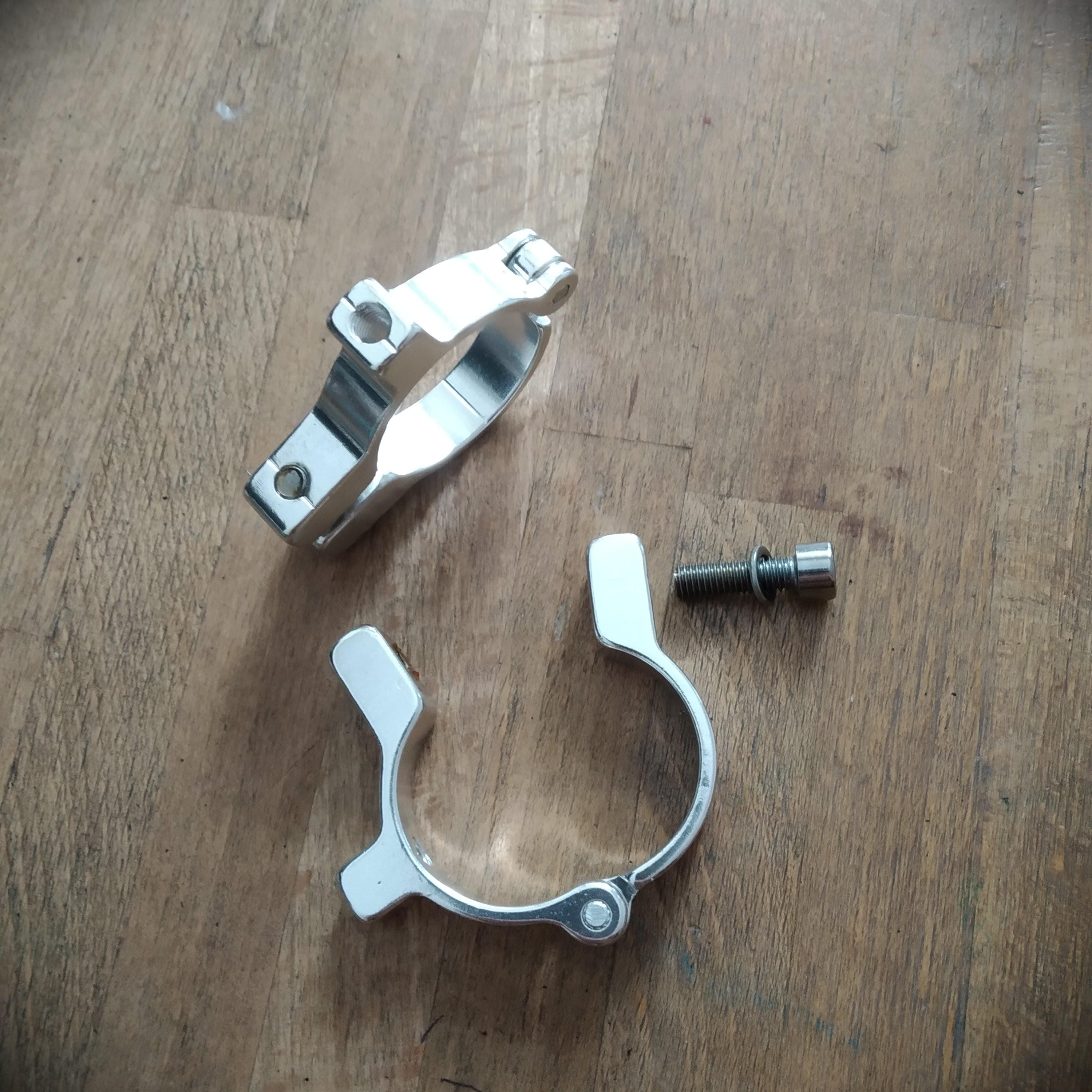 Bottle cage mount versatile clamp anywhere adaptor 28.6 mm M5