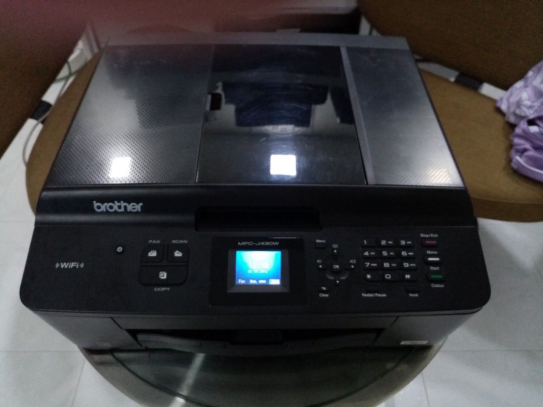 Brother Printer Mfc J430w Come With Full Ink Cartridge Computers Tech Printers Scanners Copiers On Carousell