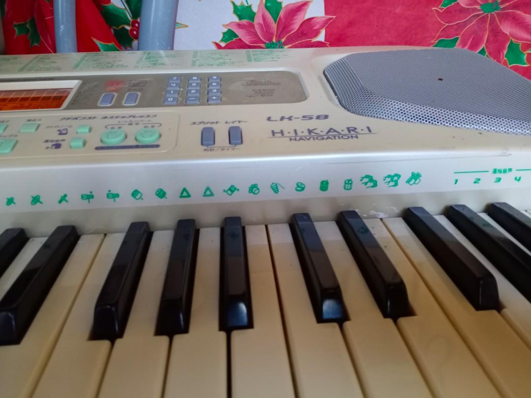 Casio LK-58, Hobbies \u0026 Toys, Music \u0026 Media, Musical Instruments on Carousell