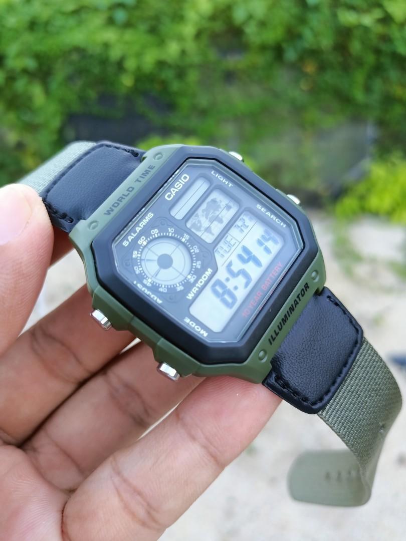 Tali jam casio ae 1200wh deals