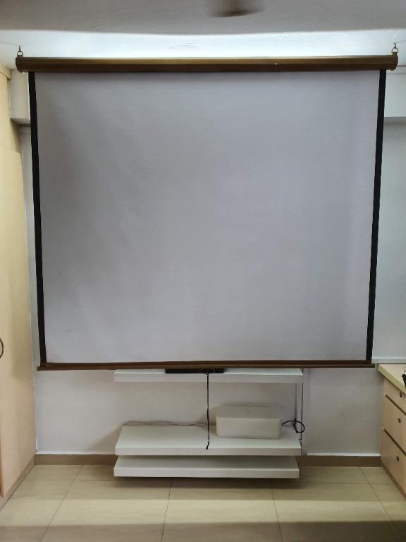 Casio Projector + Projector Screen, TV & Home Appliances, TV ...