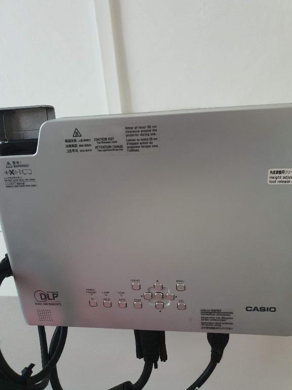 Casio Projector + Projector Screen, TV & Home Appliances, TV ...