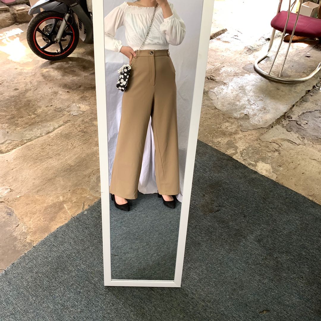 SOLD celana kulot highwaist chino 