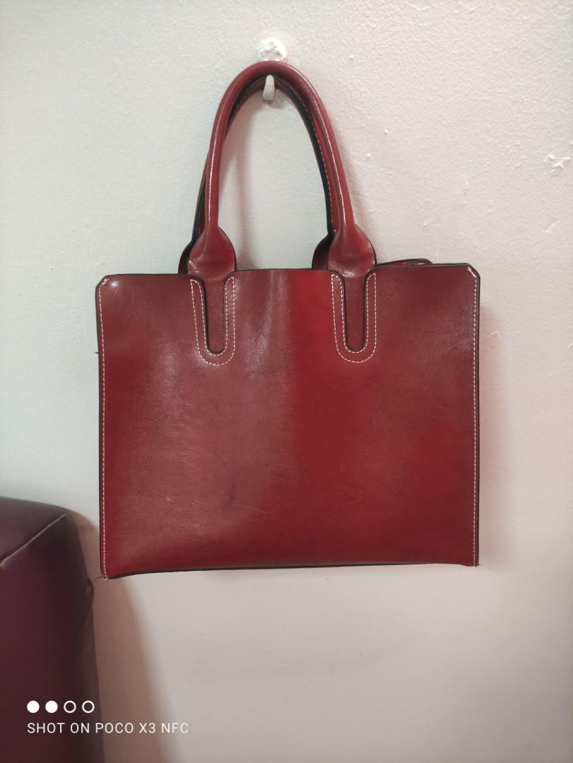 Cheap red outlet bag