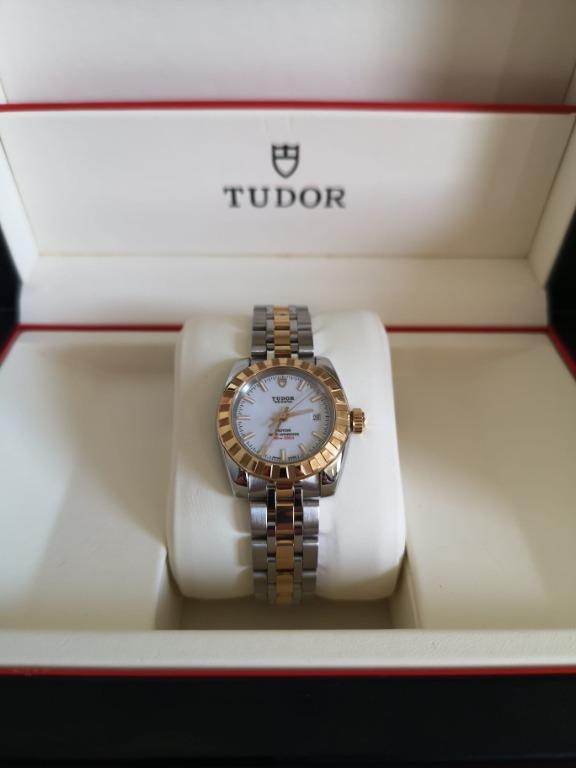 CHEAPEST Tudor Classic Half Gold 22013, Luxury, Watches on