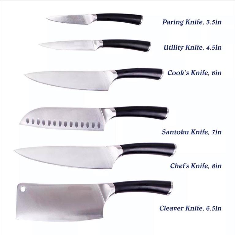 CHEF'S CLASSICS Utility Knife, 4.5in (Category: Knives & Chopping Boards) located in Quezon City. Submitted by abubotmanila (Listing ID 1104409077, Image 3). Description: SRP- 449.75 The Chef's Classics Superior series are non-staining stainless steel knives that resists rust, corrosion, and discoloration. Precision made for strength and durability. The razor-sharp edge makes cutting and chopping a breeze, and is easy to maintain..