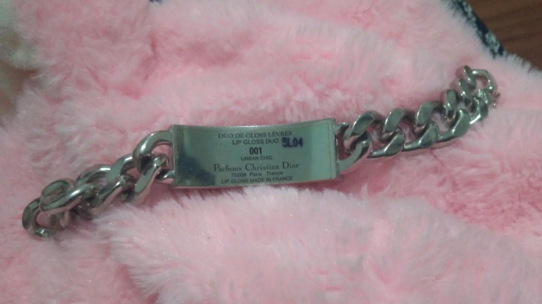 Christian Dior Lip Gloss Bracelet, Fesyen Wanita, Aksesoris di Carousell