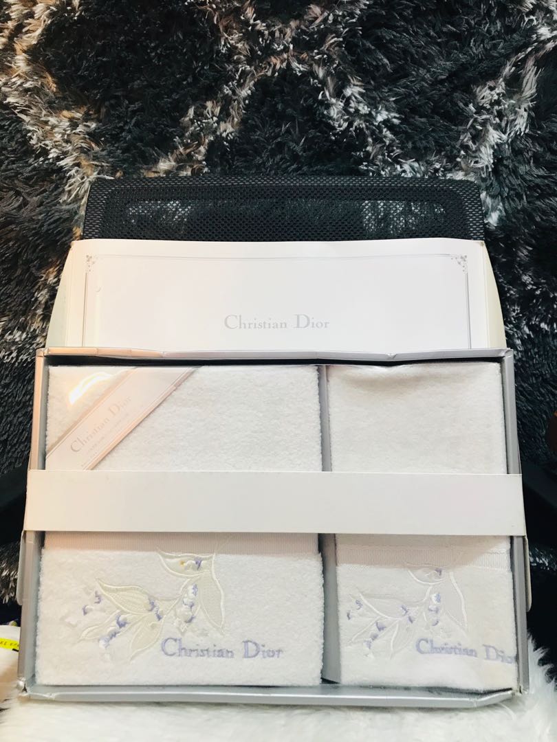 Dior towel set store